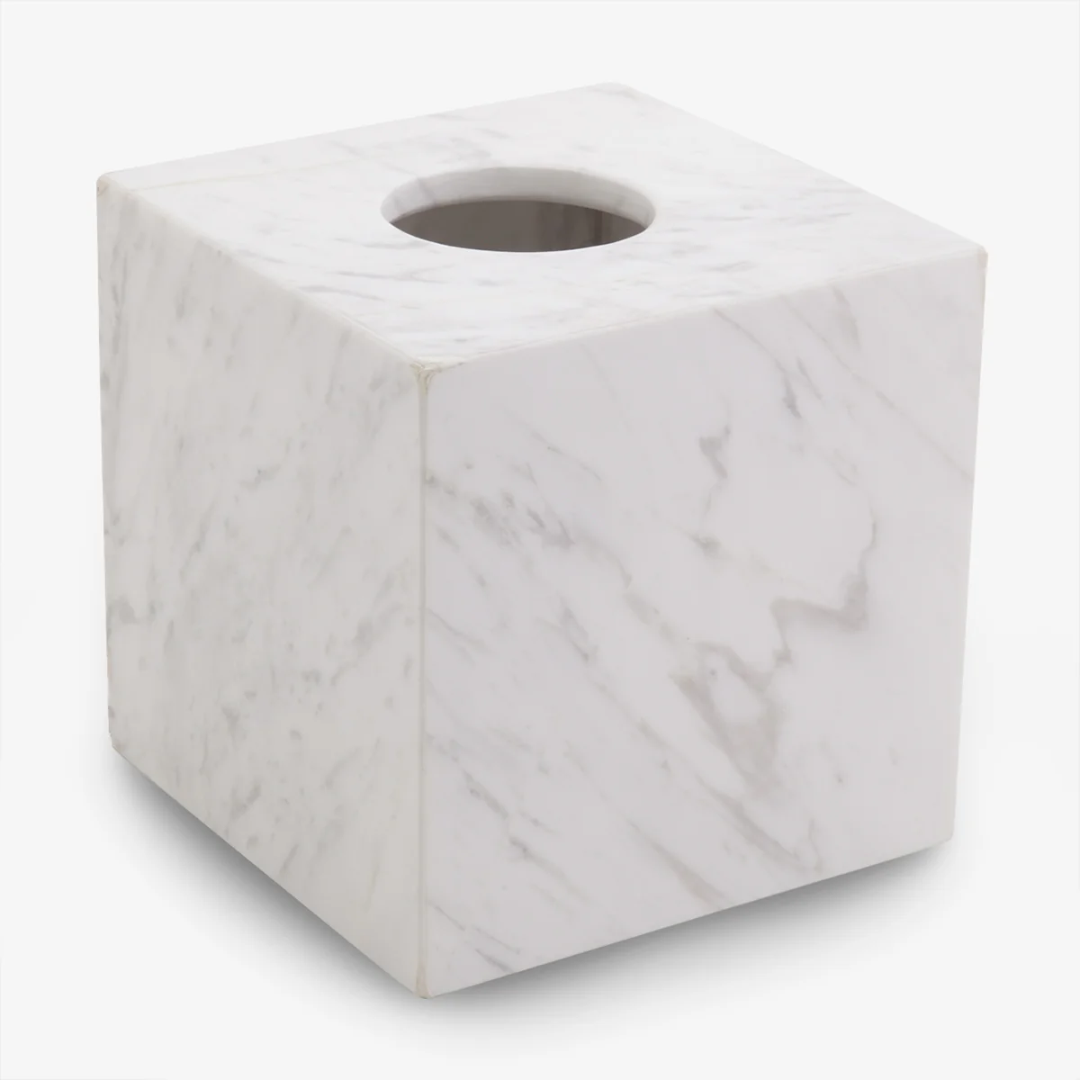 Como Marble Tissue Box Cover