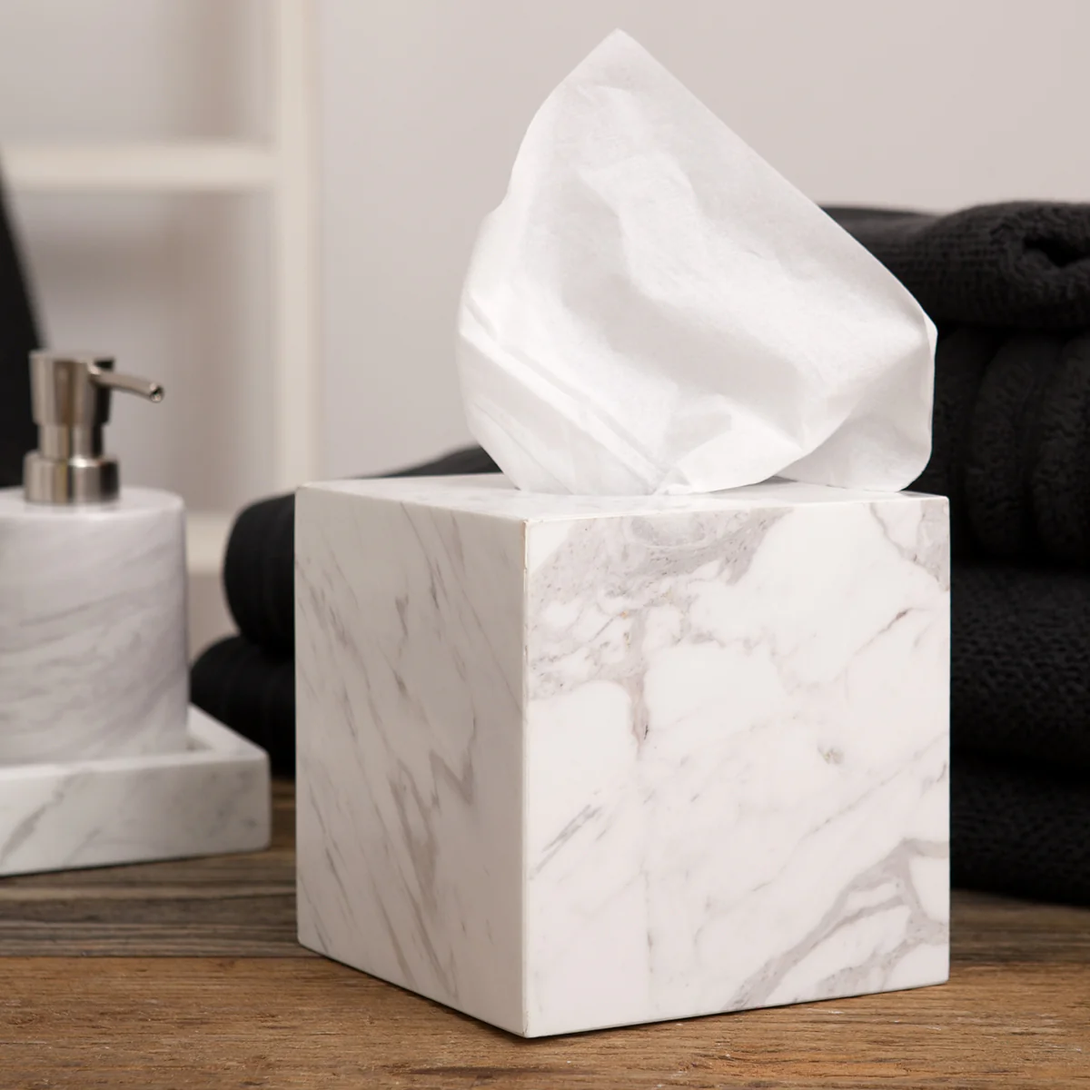 Como Marble Tissue Box Cover - Image 2
