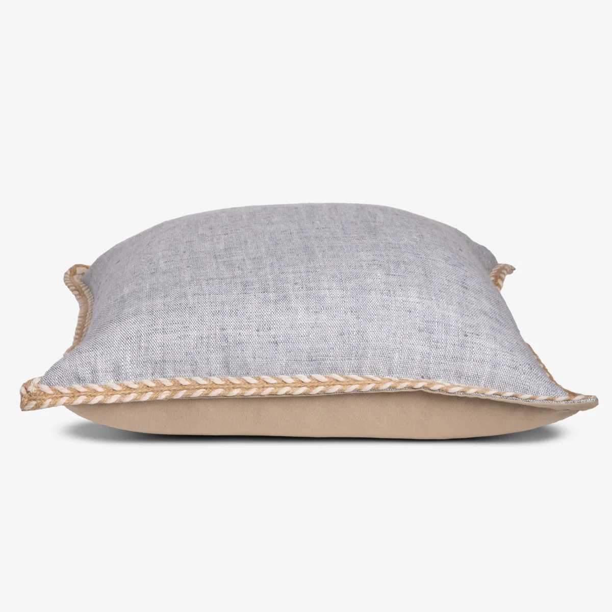 Corsica Linen Cushion Cover (Blue) - Image 4