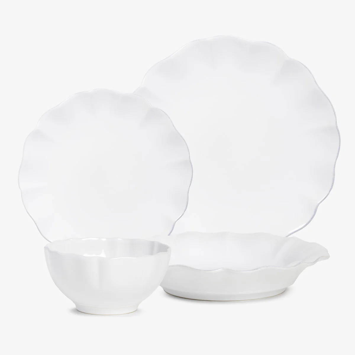 Costa Nova Rosa Scalloped Dinnerware