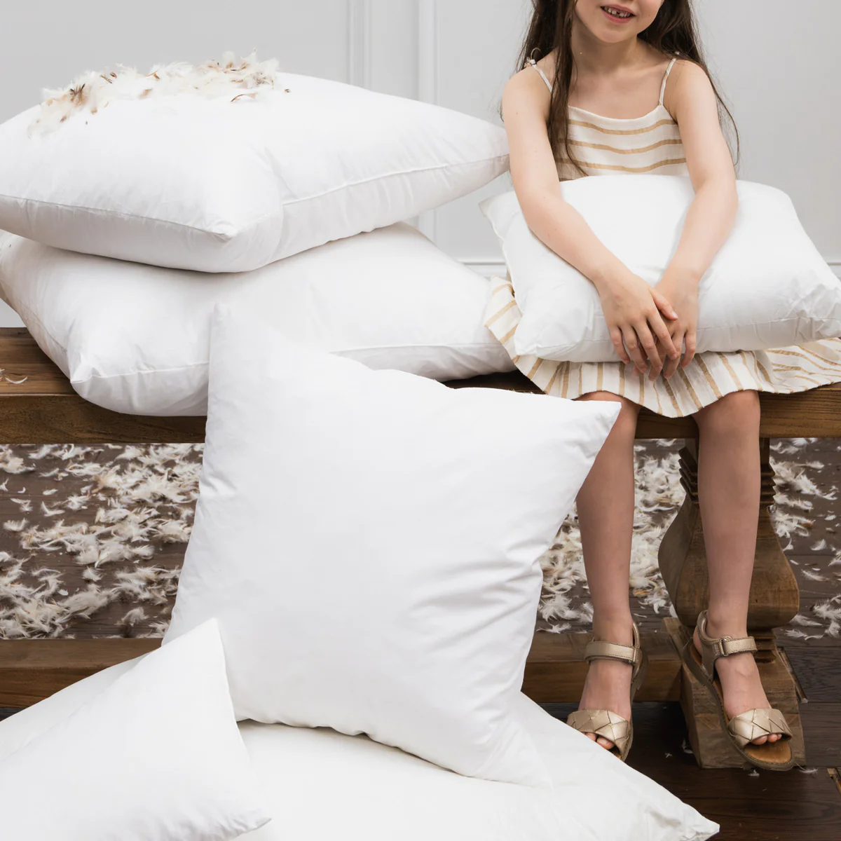 Cushion Inserts Feather (Square) - Image 2