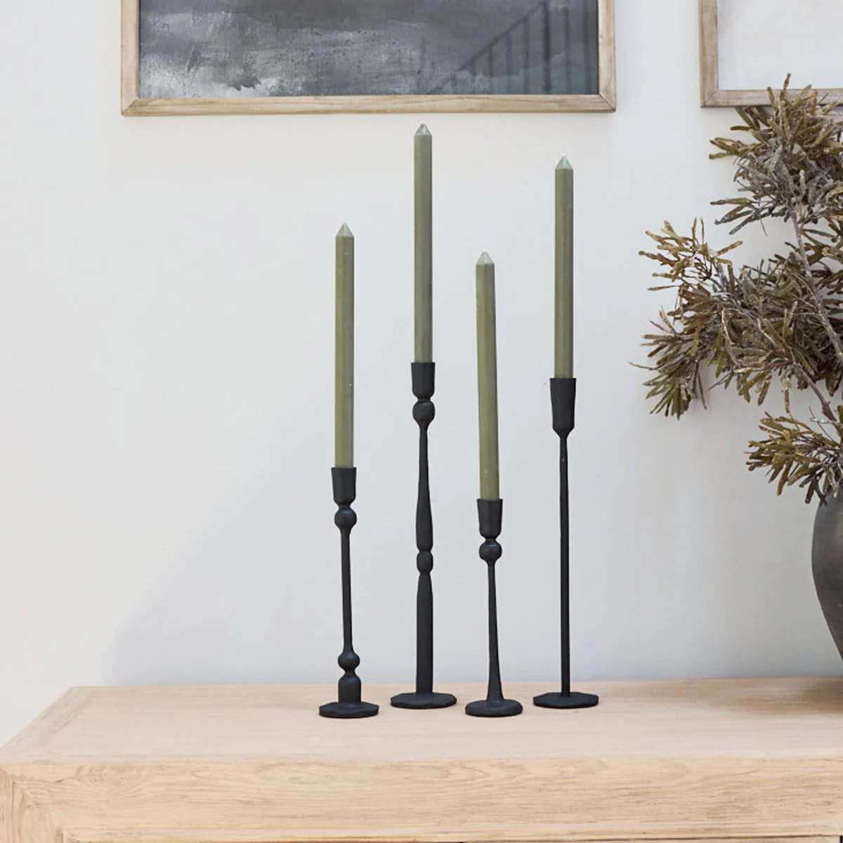 Dimity Candlestick Holders (Black) - Image 2