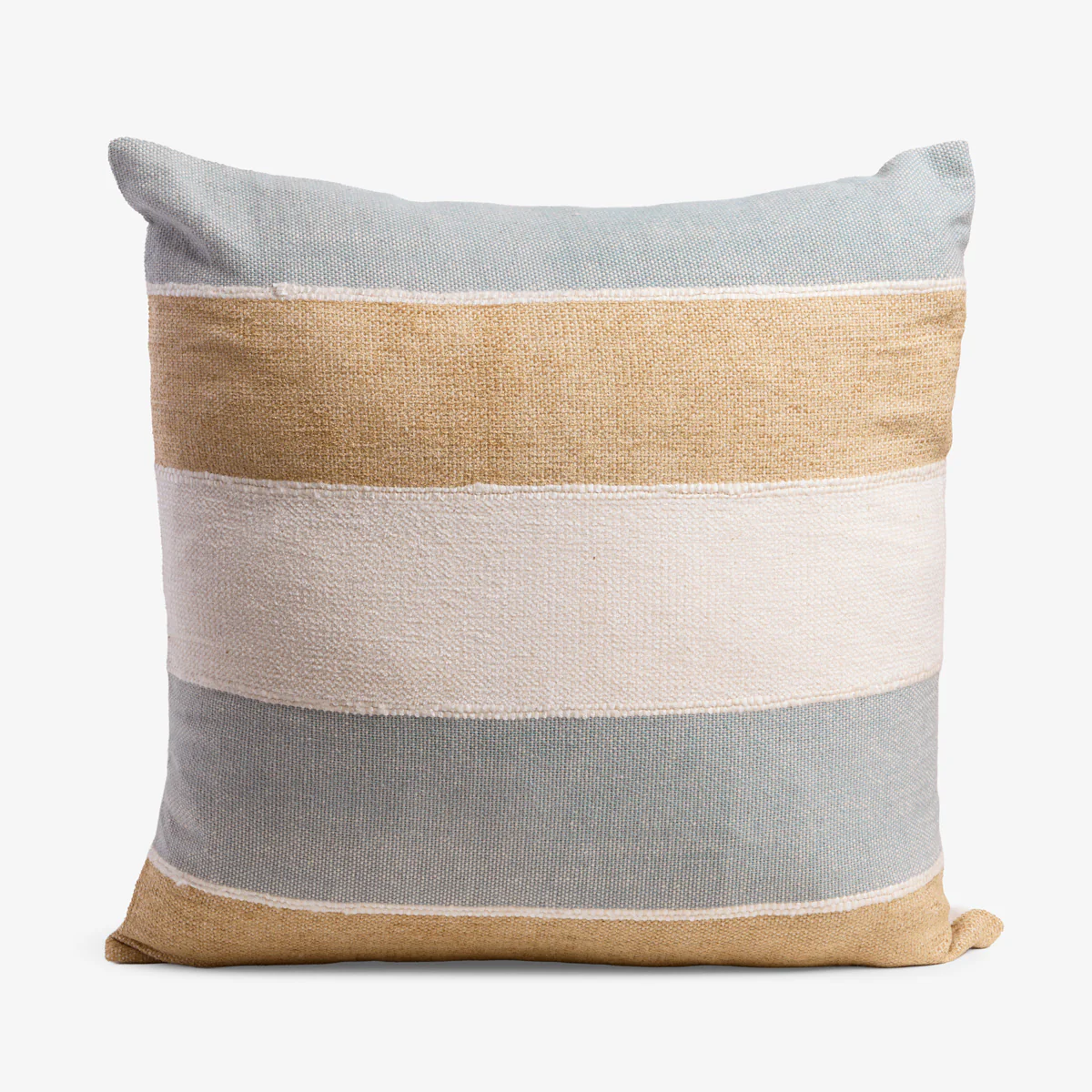 Dune Natural & Light Blue Stripe Cushion Cover