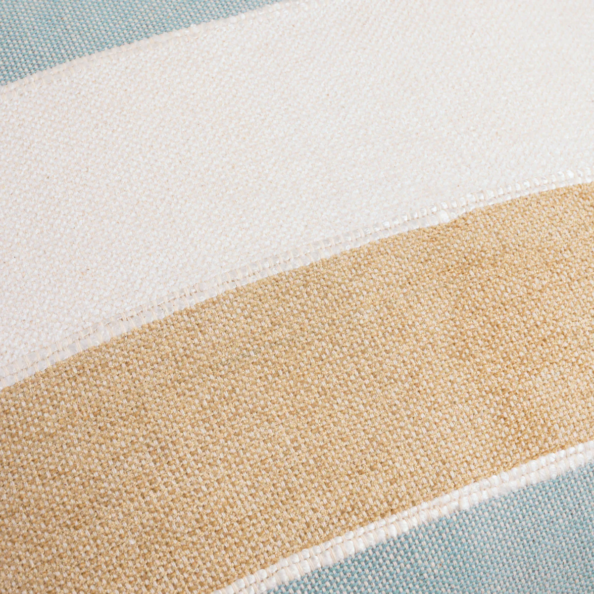 Dune Natural & Light Blue Stripe Cushion Cover - Image 4