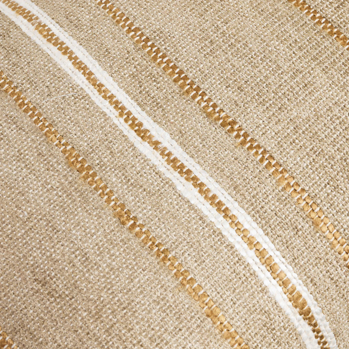 Dune Natural Stripe Rectangular Cushion Cover - Image 4