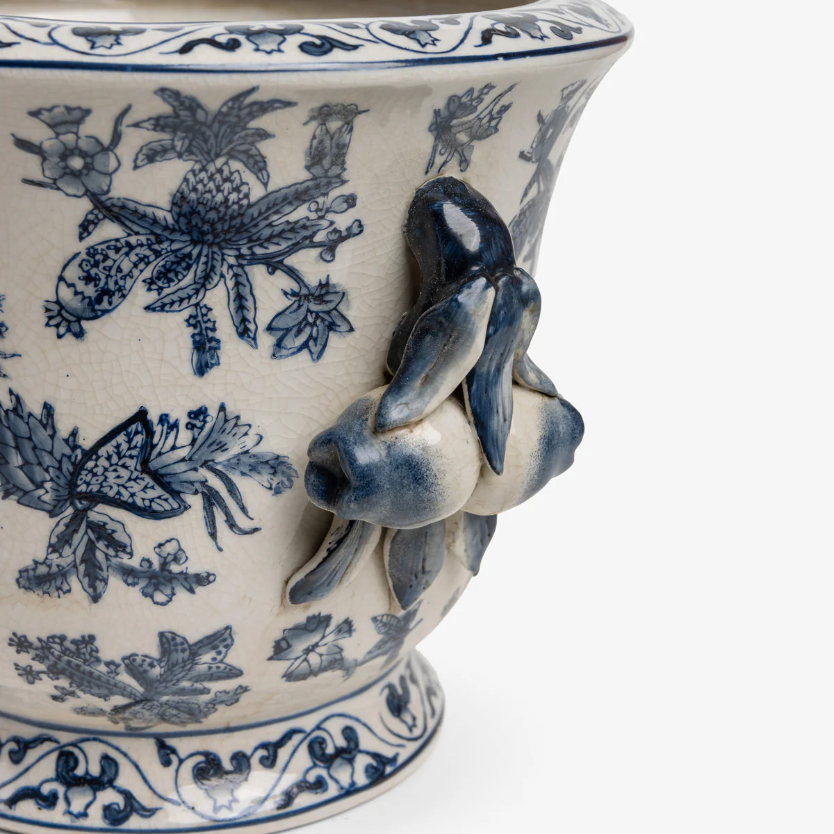 Dynasty Pineapple Round Handled Planter (18cm) - Image 3