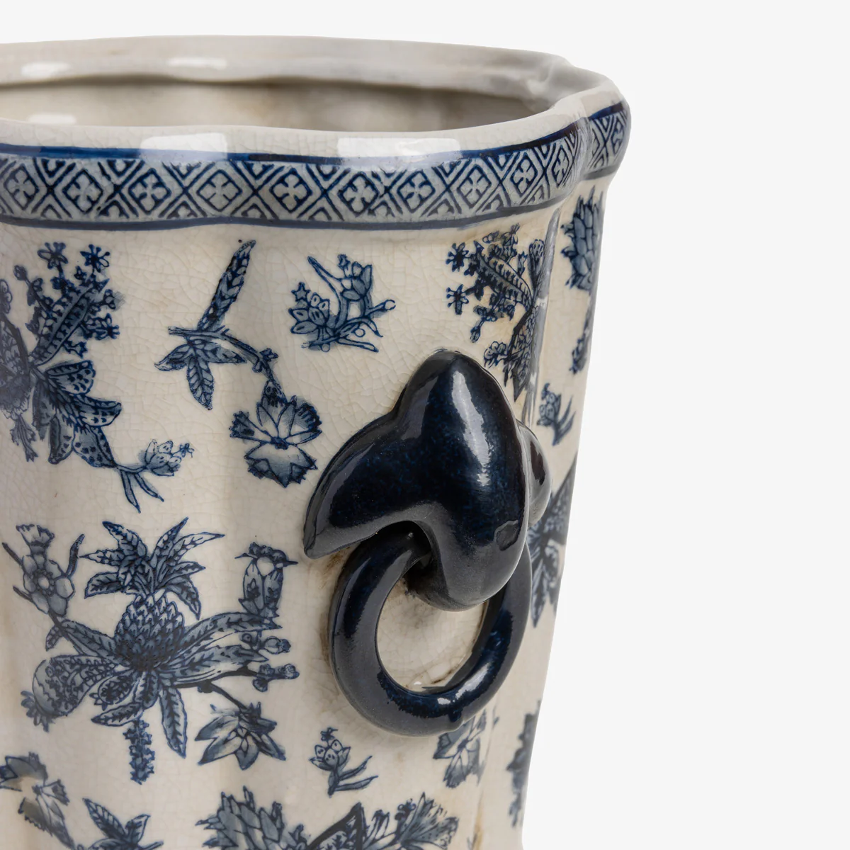 Dynasty Pineapple Round Handled Planter (21cm) - Image 3