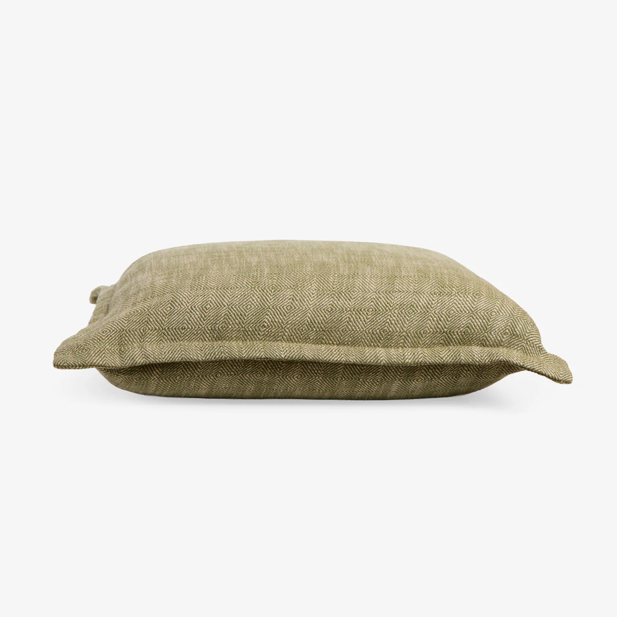 Edessa Diamond Cushion Cover (Olive Green) - Image 3