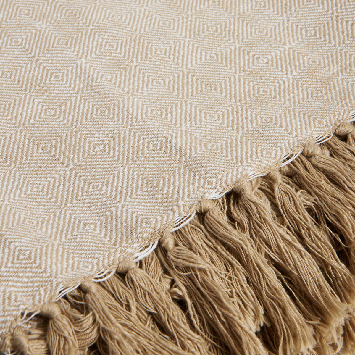 Edessa Diamond Throw (Natural) - Image 3