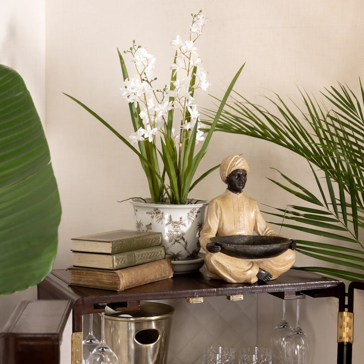 Elephant Planters With Saucer - Image 3