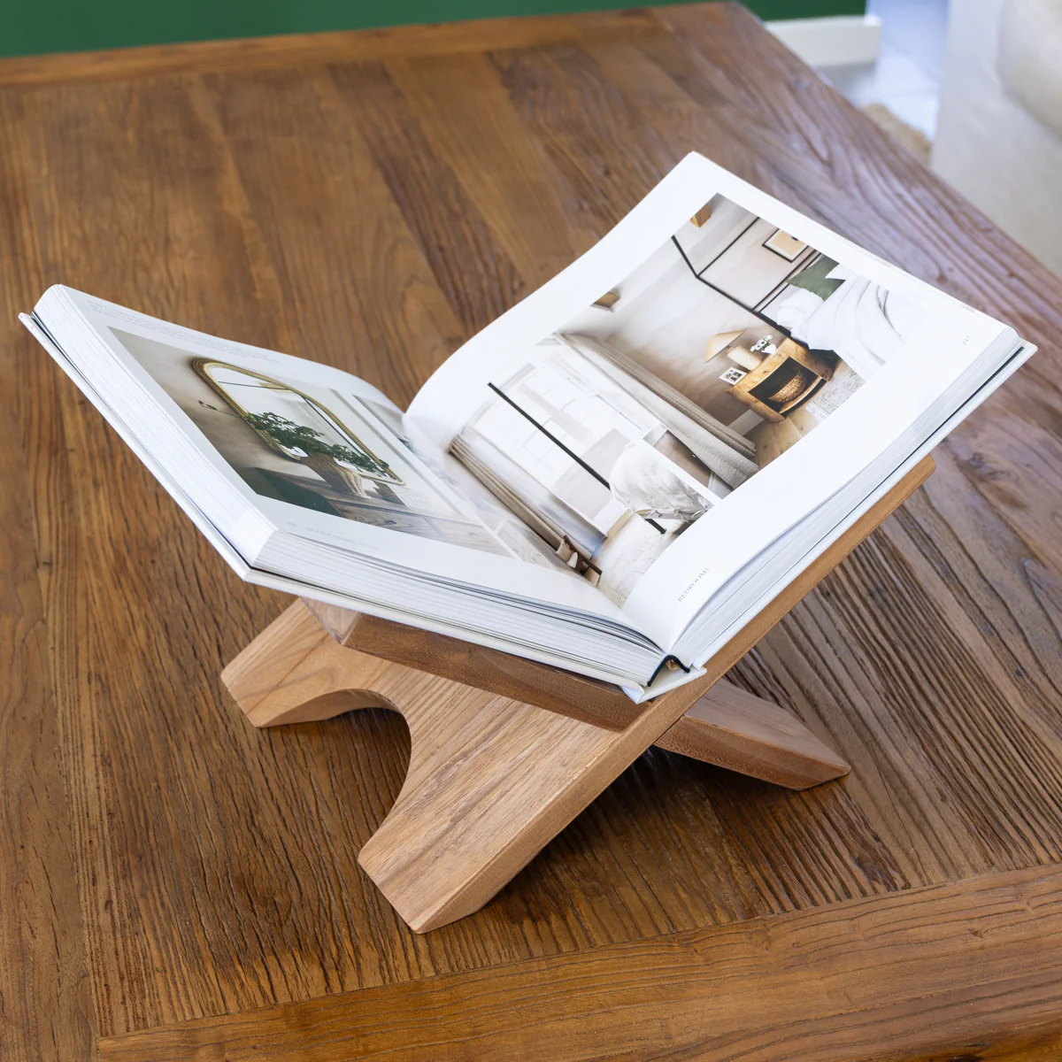 Elm Book Stand (Natural) - Image 2