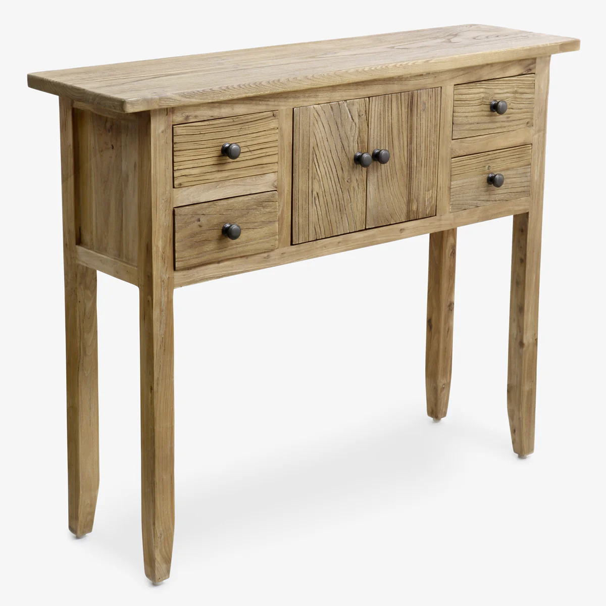 Elm Console Table 4 Drawer 2 Door
