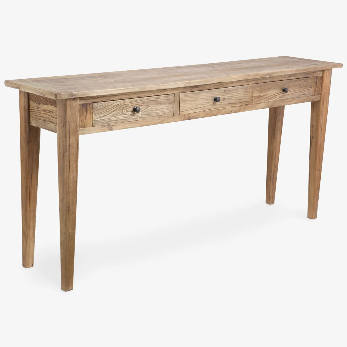 Elm Console Table Three Drawer