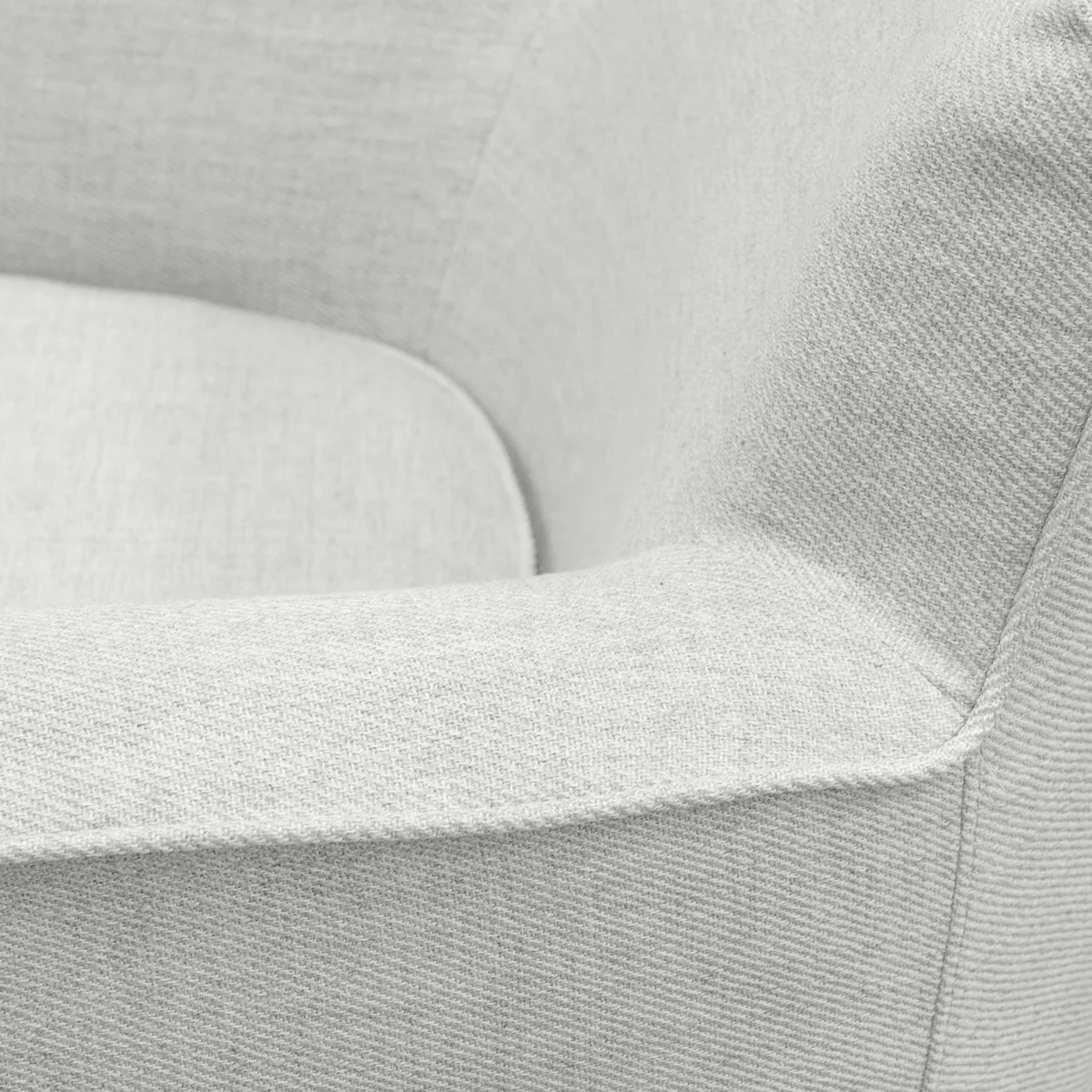 Eloise Swivel Armchair (Oyster Grey) - Image 4