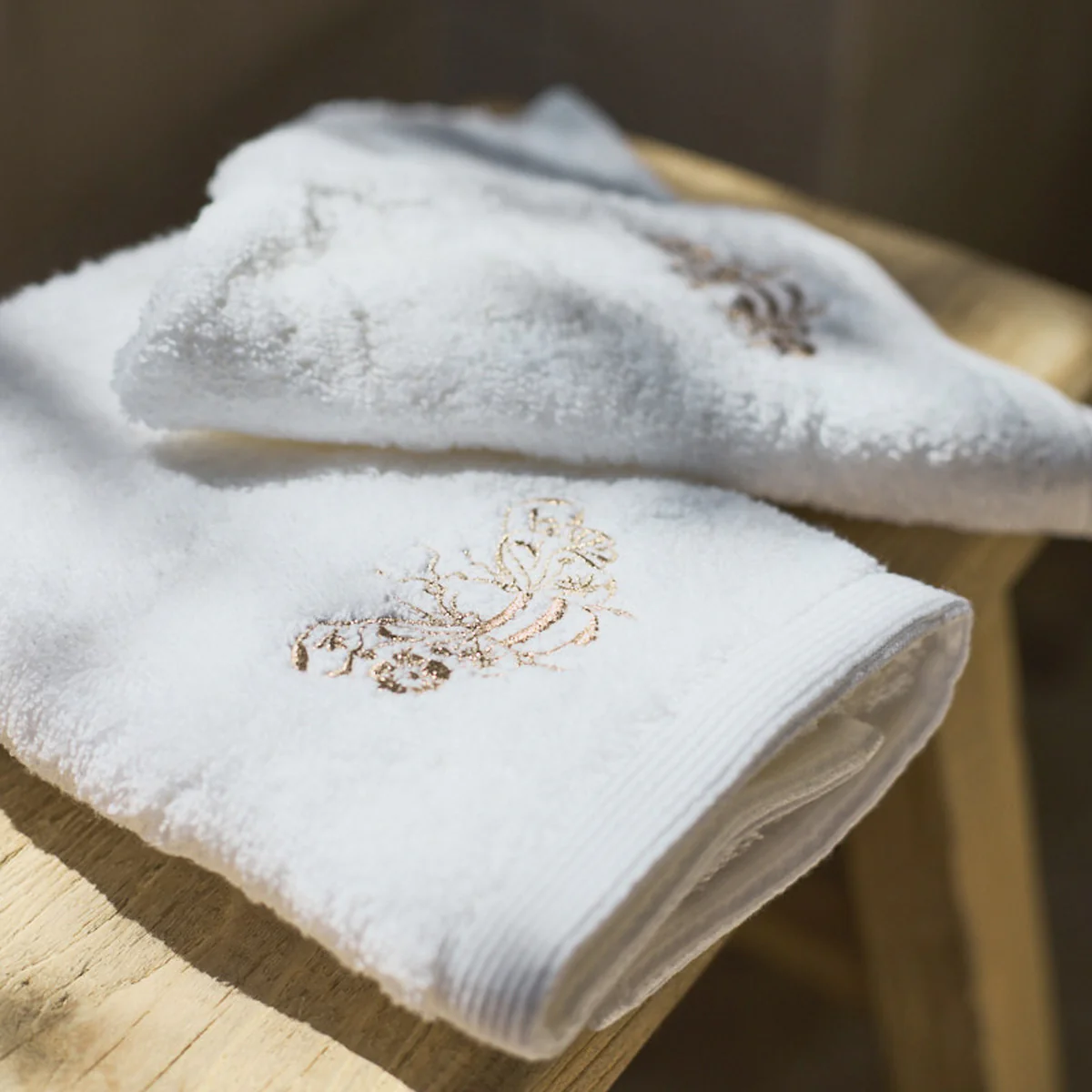 Embroidered Towels (Gold Bee) - Image 2