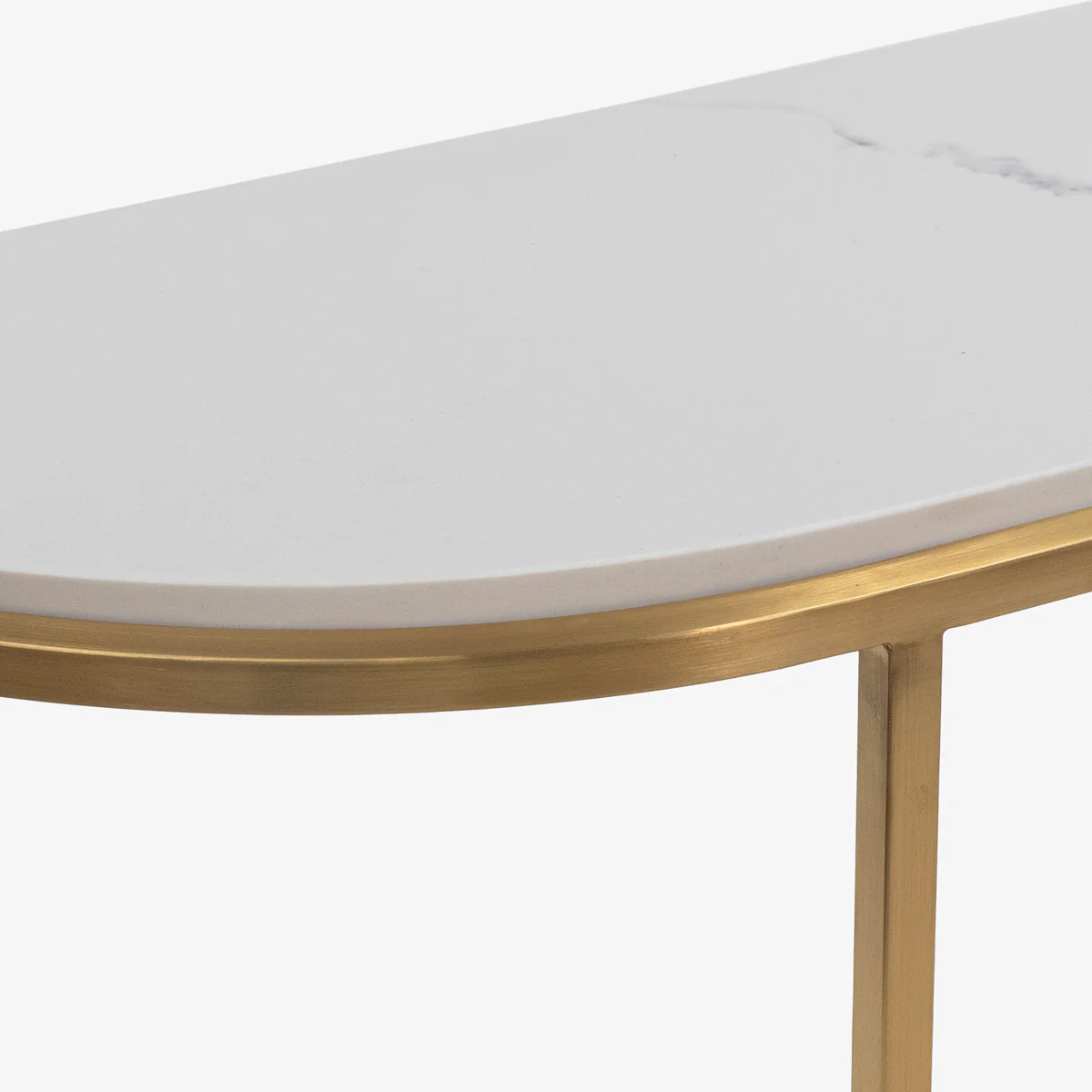 Marble Look Console Table - Image 4
