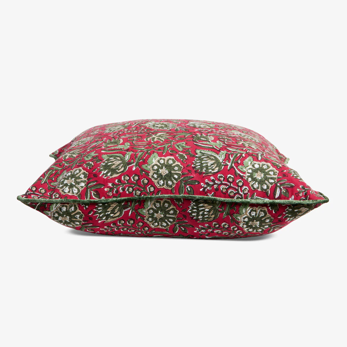 Festive Red Rose Cushion Cover - Image 3