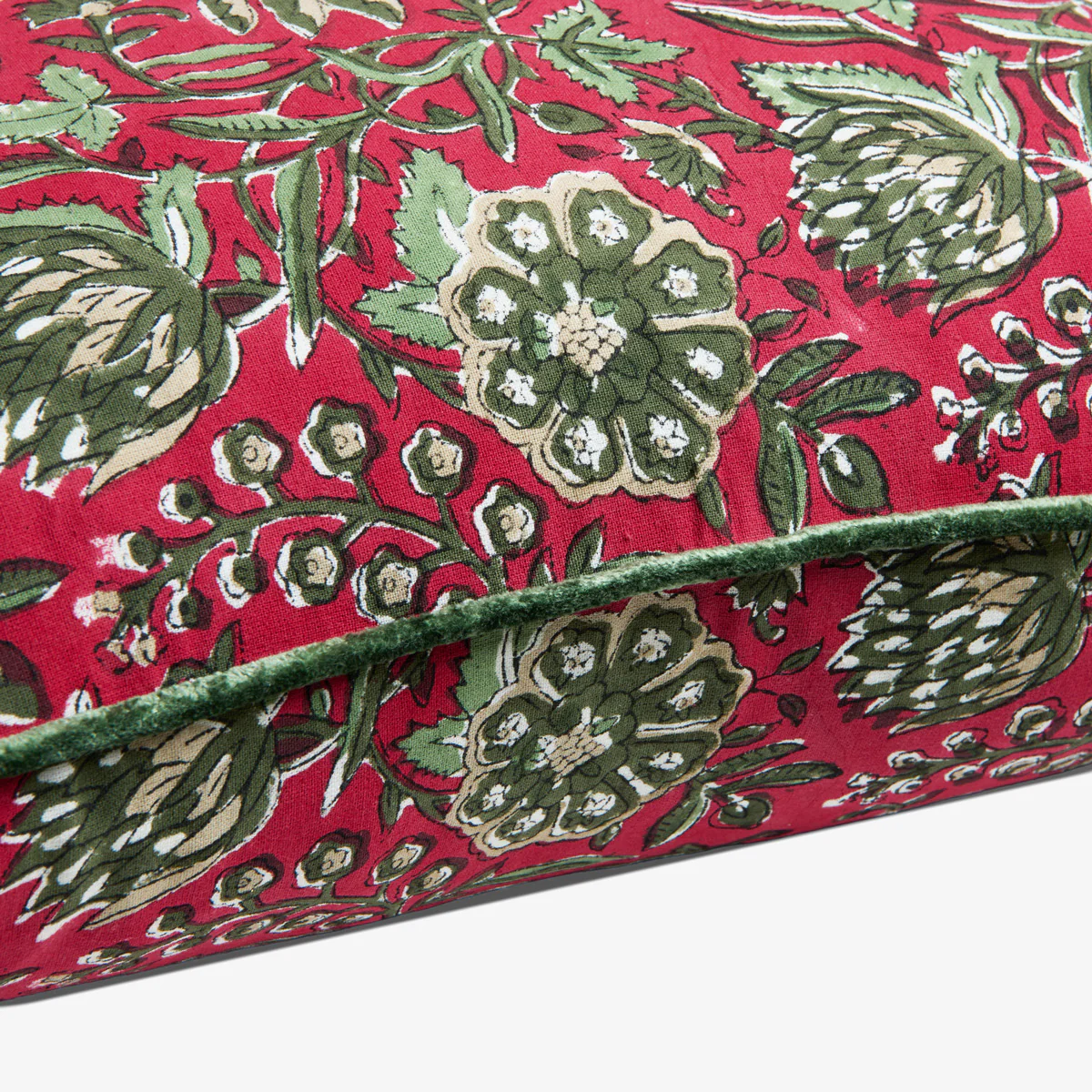 Festive Red Rose Cushion Cover - Image 4