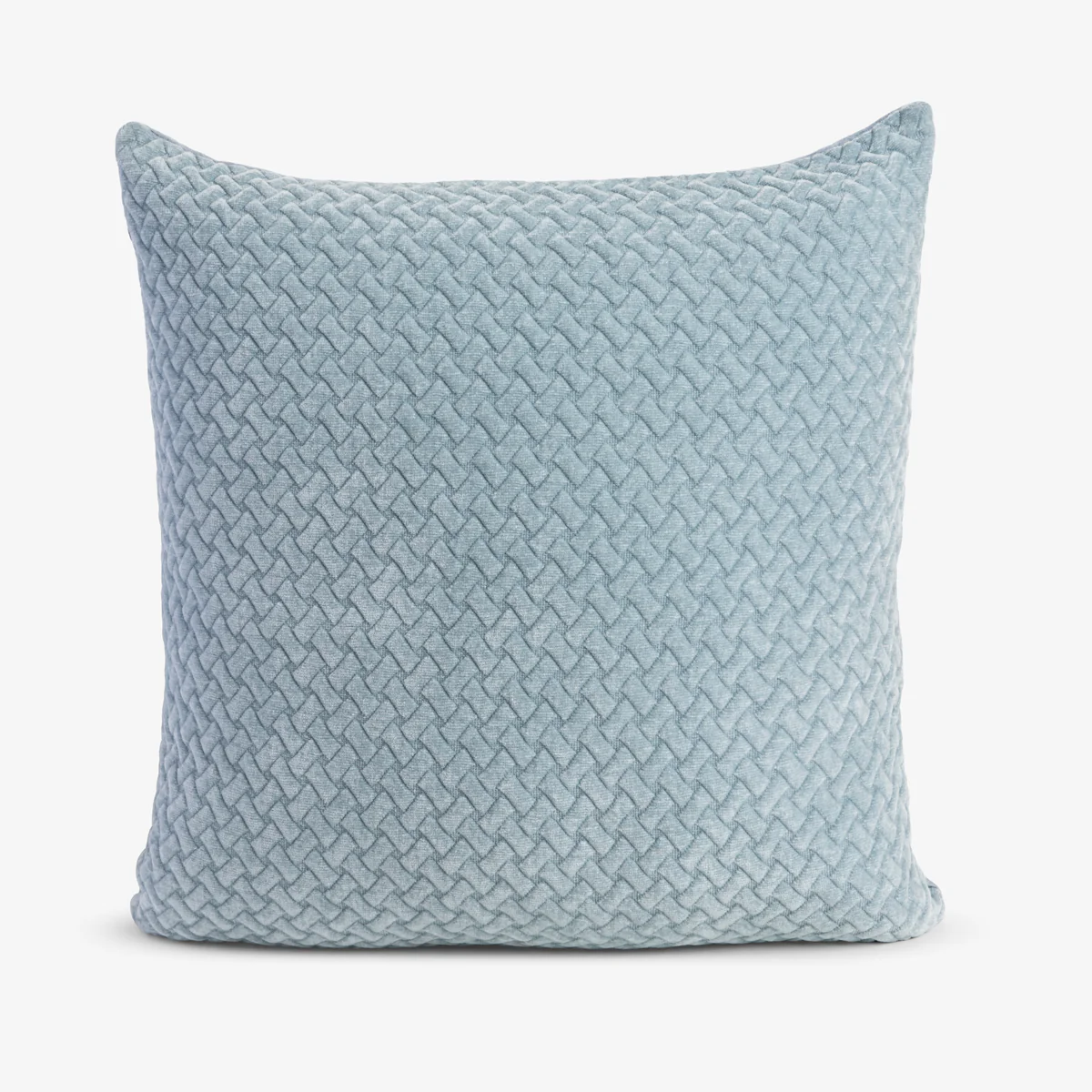 Geo Velvet Cushion Cover Blue