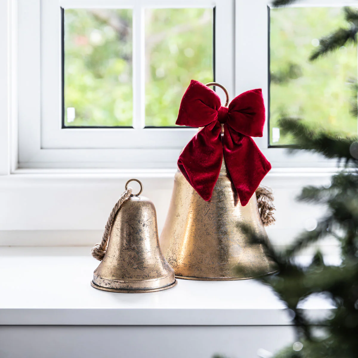 Giant Metal Hanging Bells (Gold) PRE-ORDER - Image 3