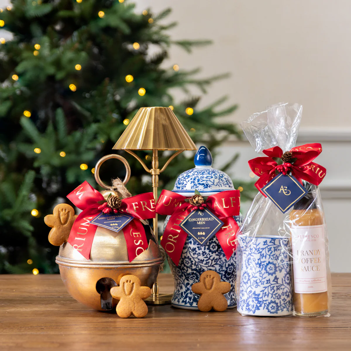 Gingerbread Men Star Bell Ornament PRE-ORDER - Image 4