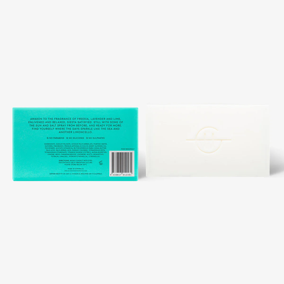 Glasshouse Body Soap Bar Lost In Amalfi (Sea Mist) - Image 3
