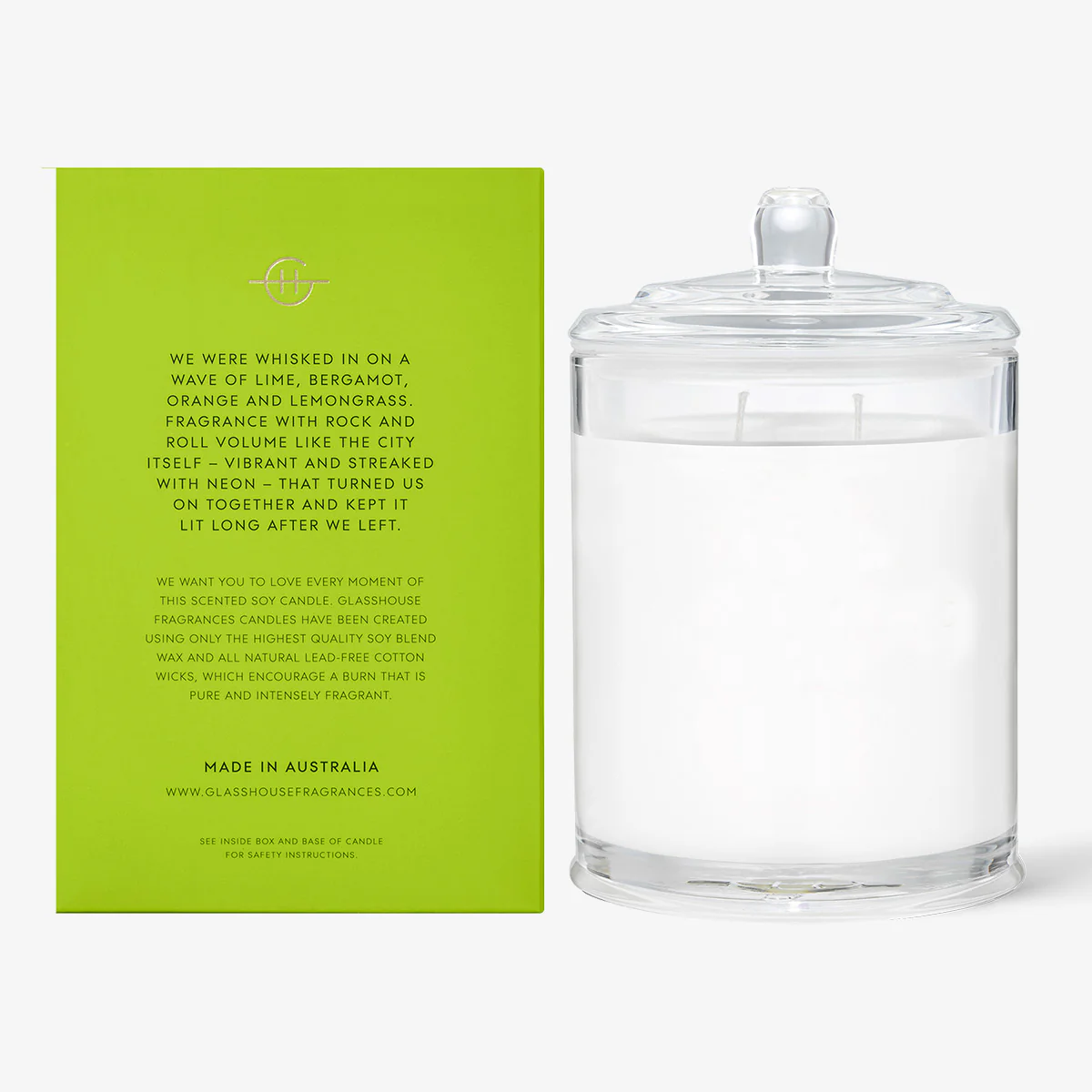Glasshouse Candle We Met In Saigon (Lemongrass) - Image 2
