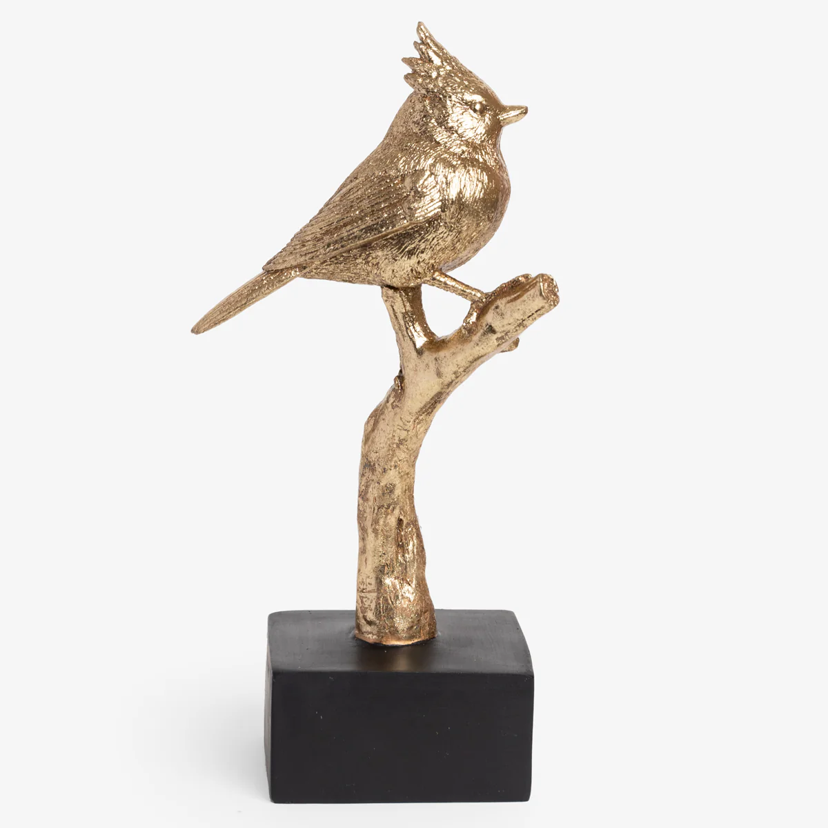 Bird On Branch (Gold, Tail Down) - Image 3