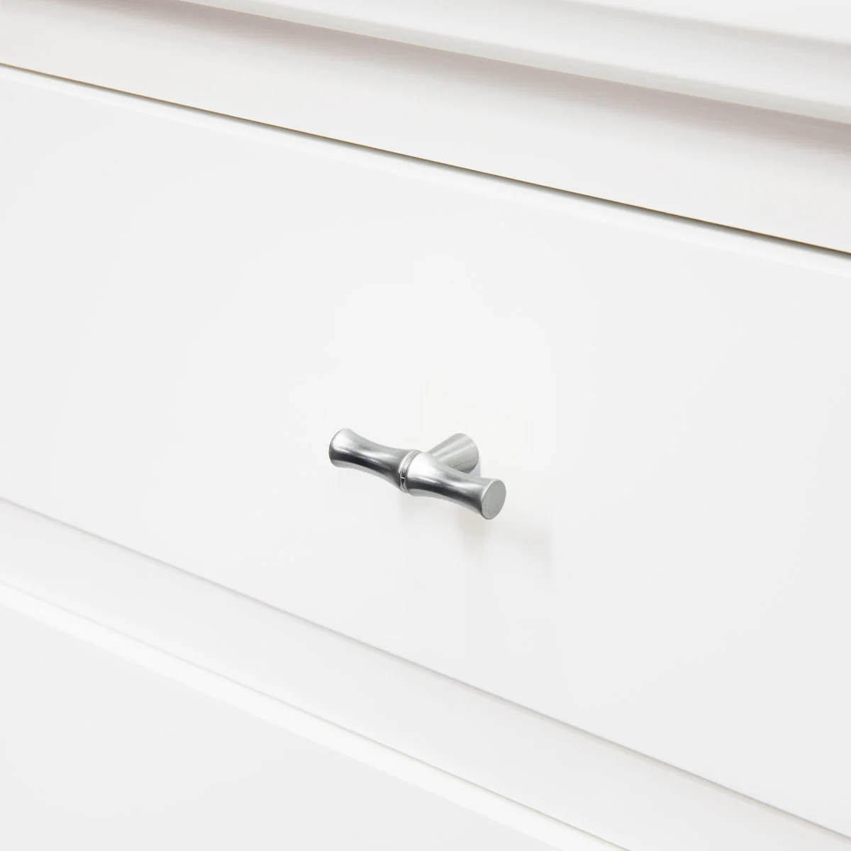 Indira Bedside Table with Marble Top (White) - Image 6
