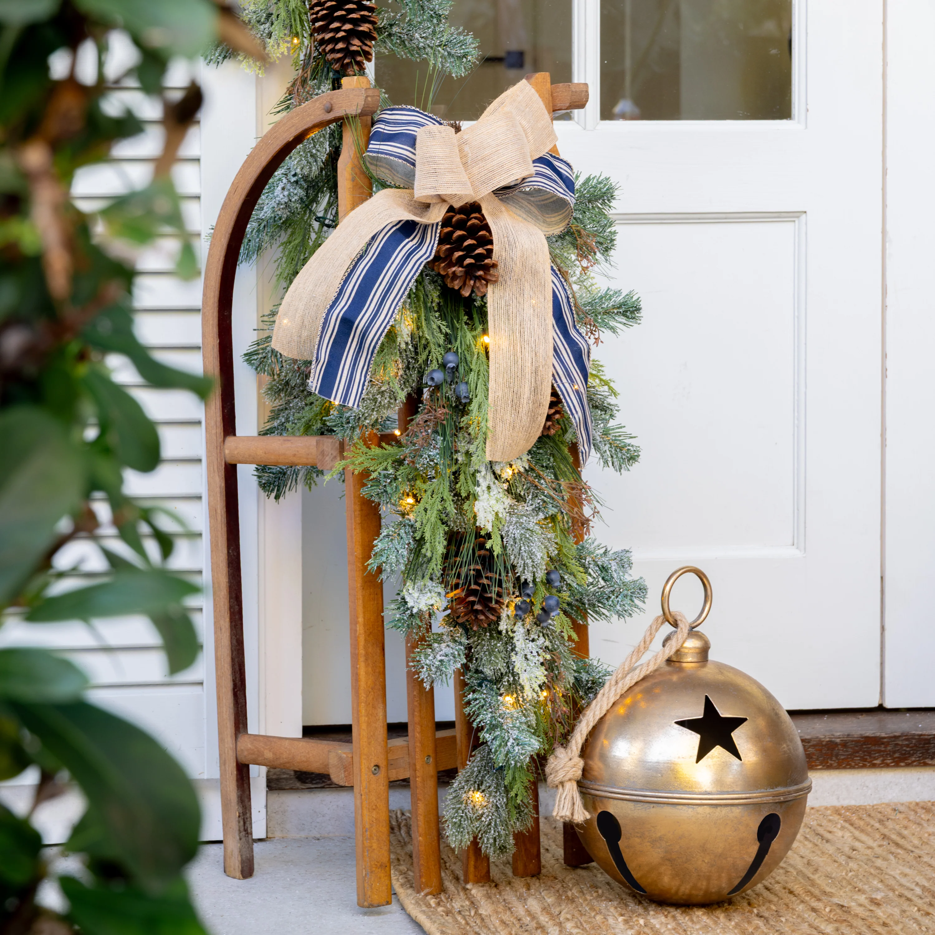 Hampton Blueberry Teardrop with Lights 75cm - Image 2
