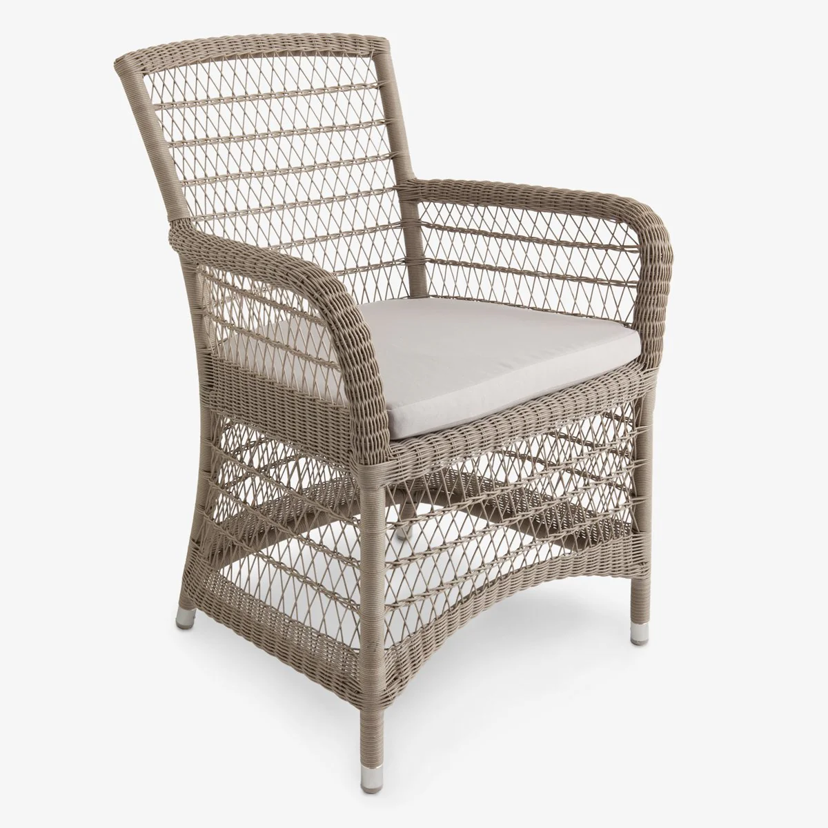 Hampton Outdoor Dining Chair (Stone/Ecru)