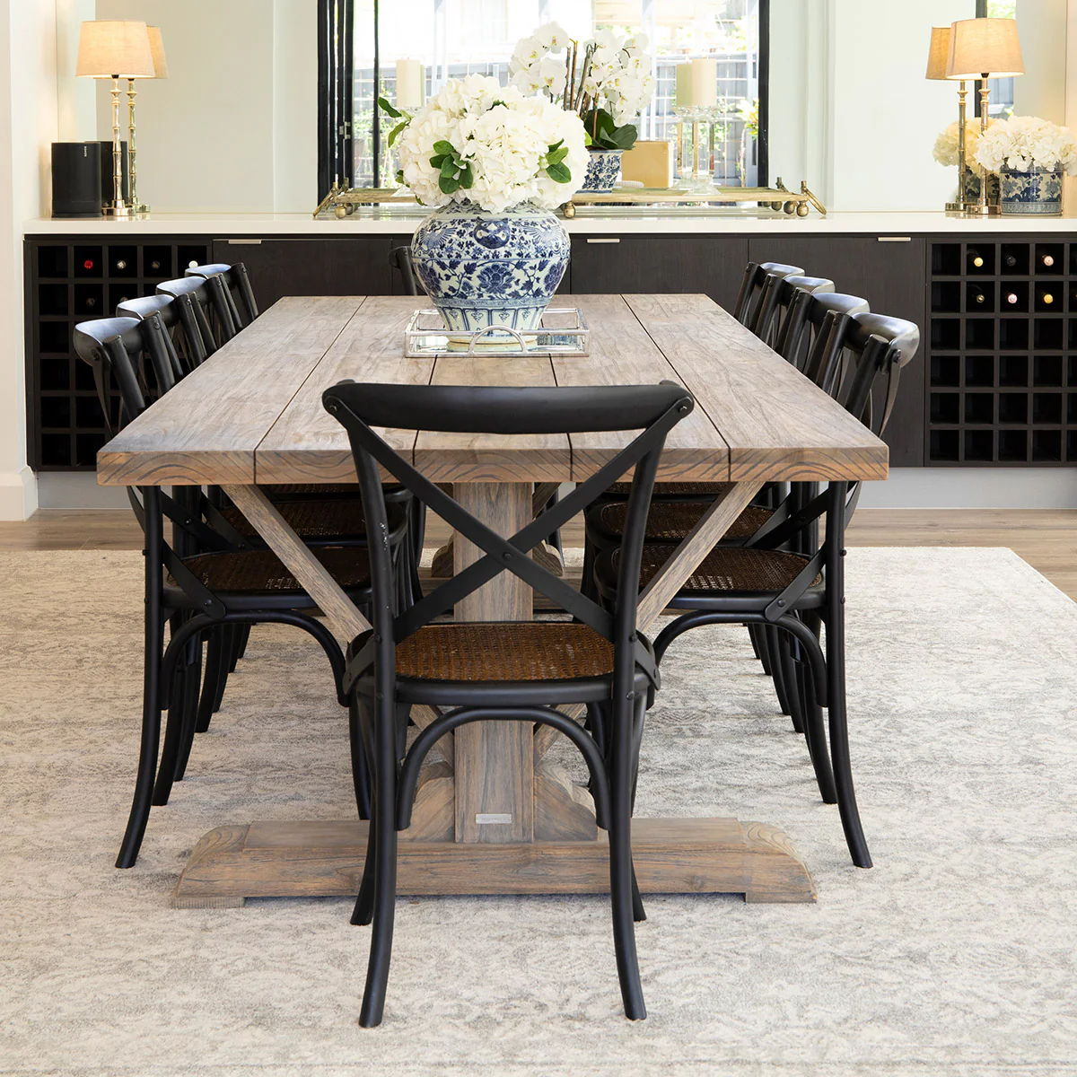 Hampton Outdoor Dining Tables Teak Rectangular - Image 4