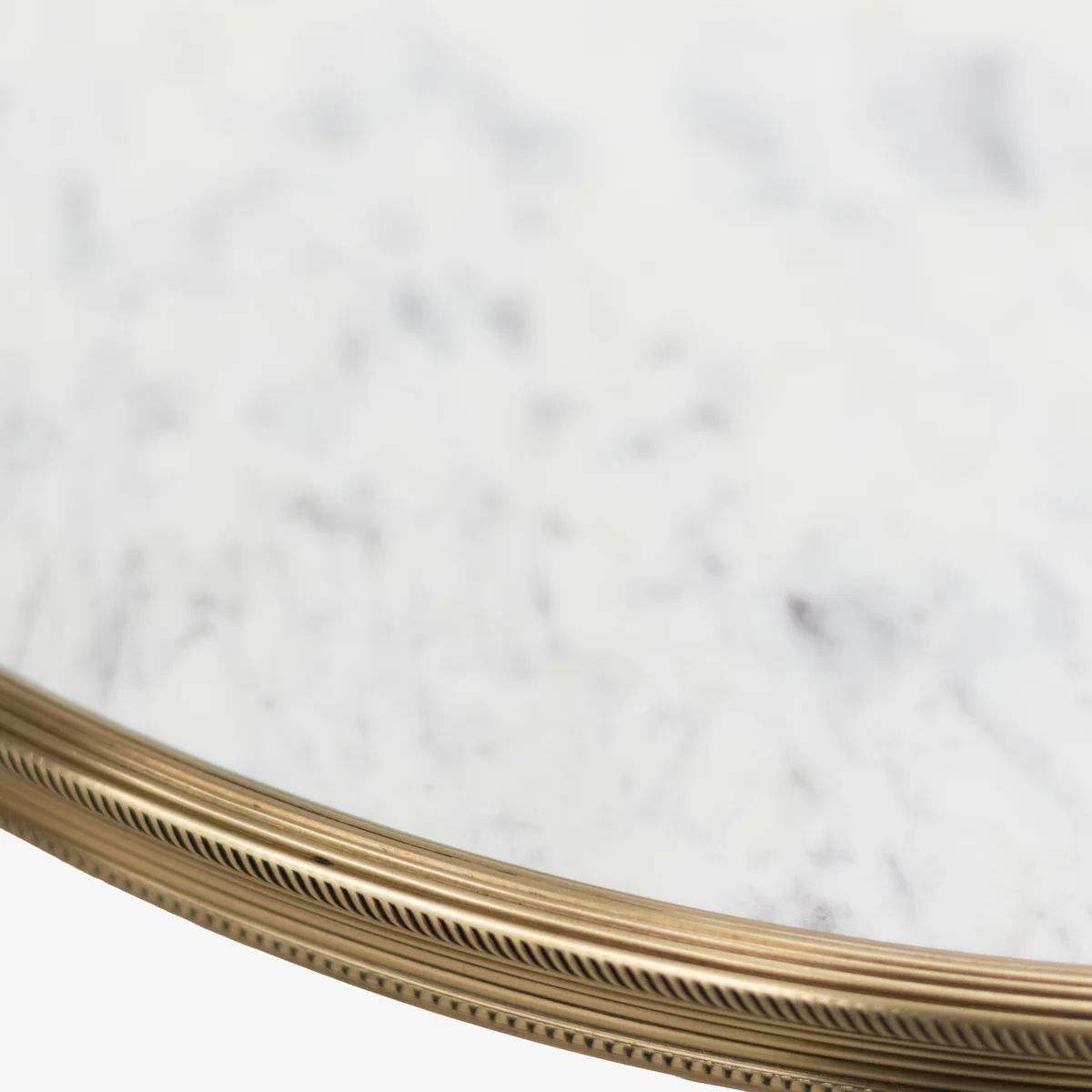 Hepburn Brass & Marble Side Table - Image 3