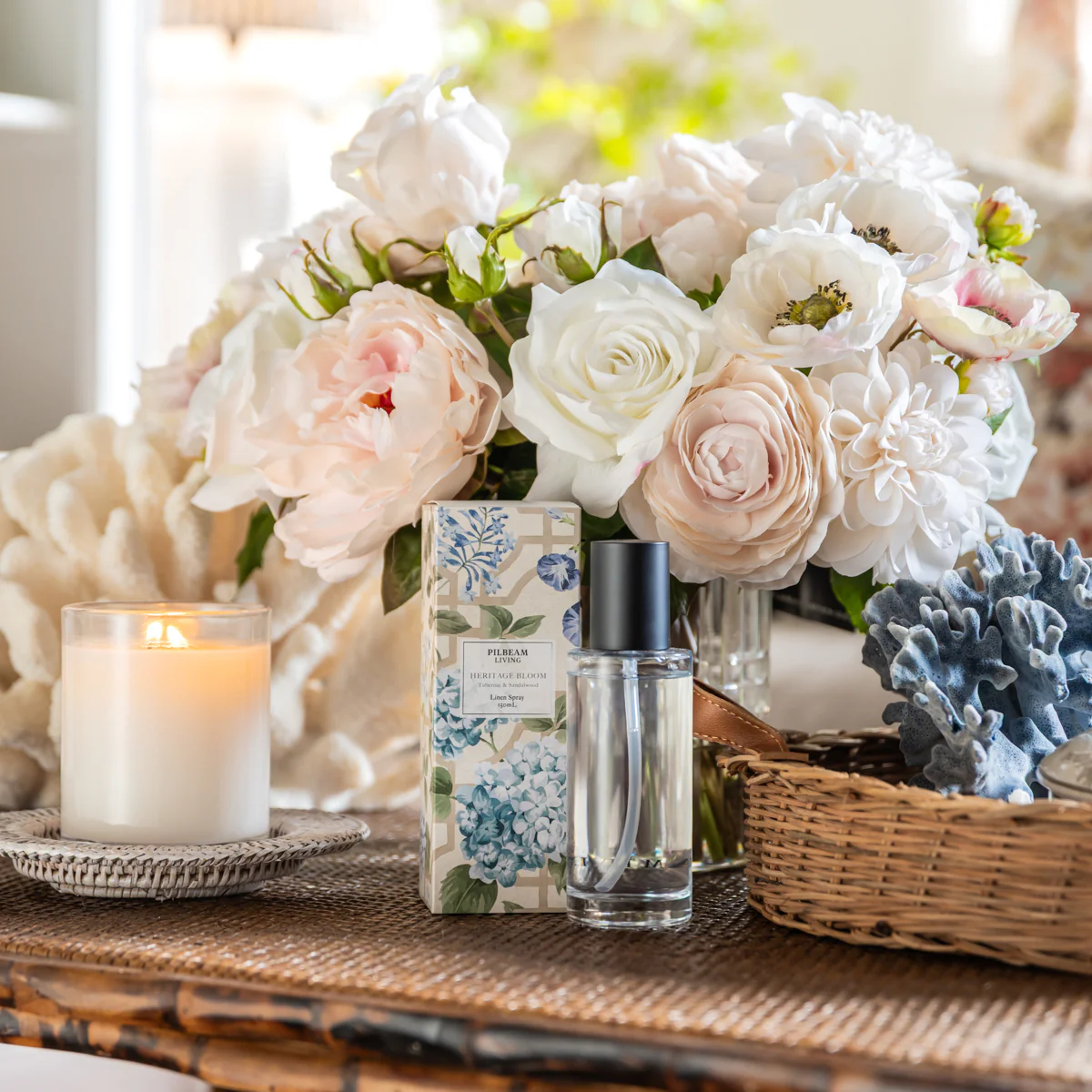Heritage Bloom Linen Spray (Tuberose & Sandalwood) - Image 2