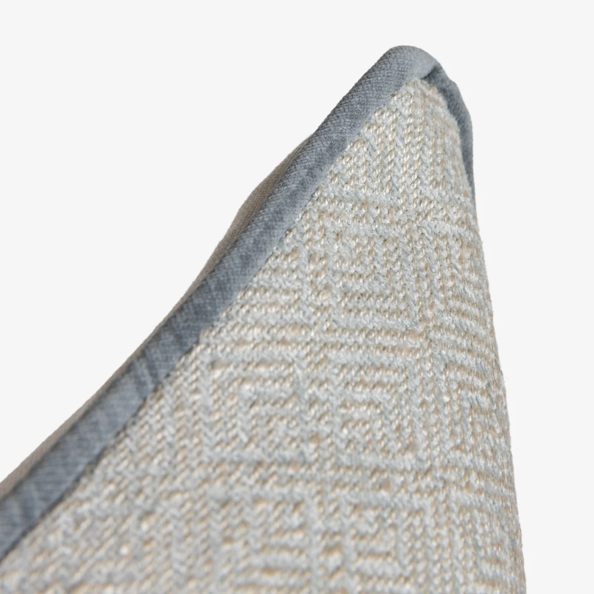 Herringbone Rectangular Cushion Cover (Sea Mist) - Image 5