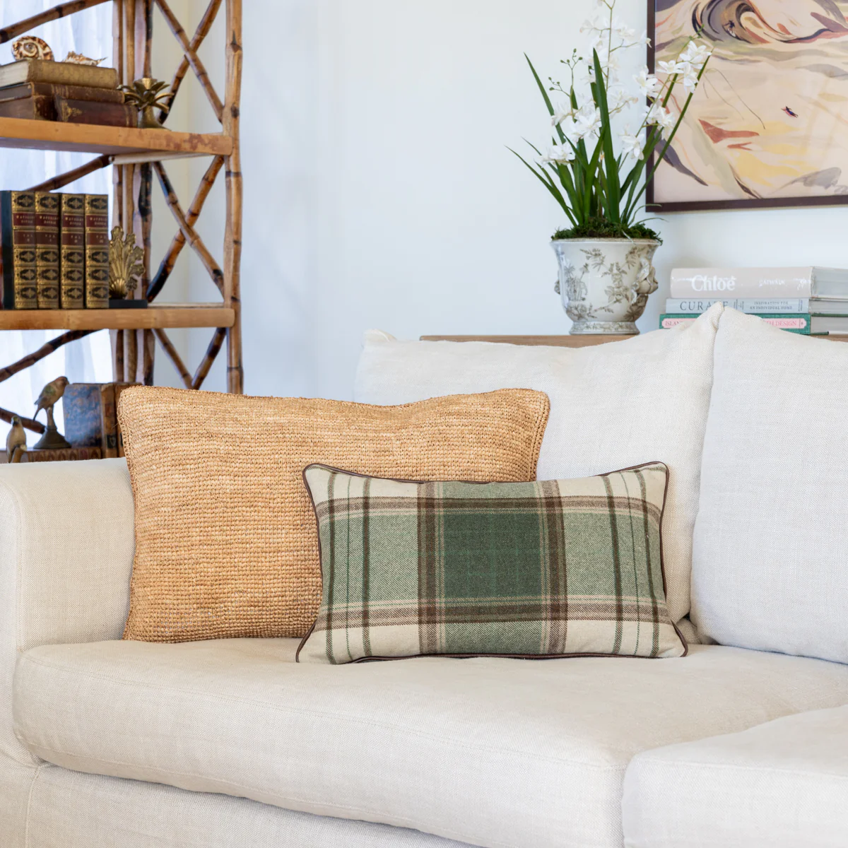 Highland Rectangular Cushion Cover (Olive) - Image 3