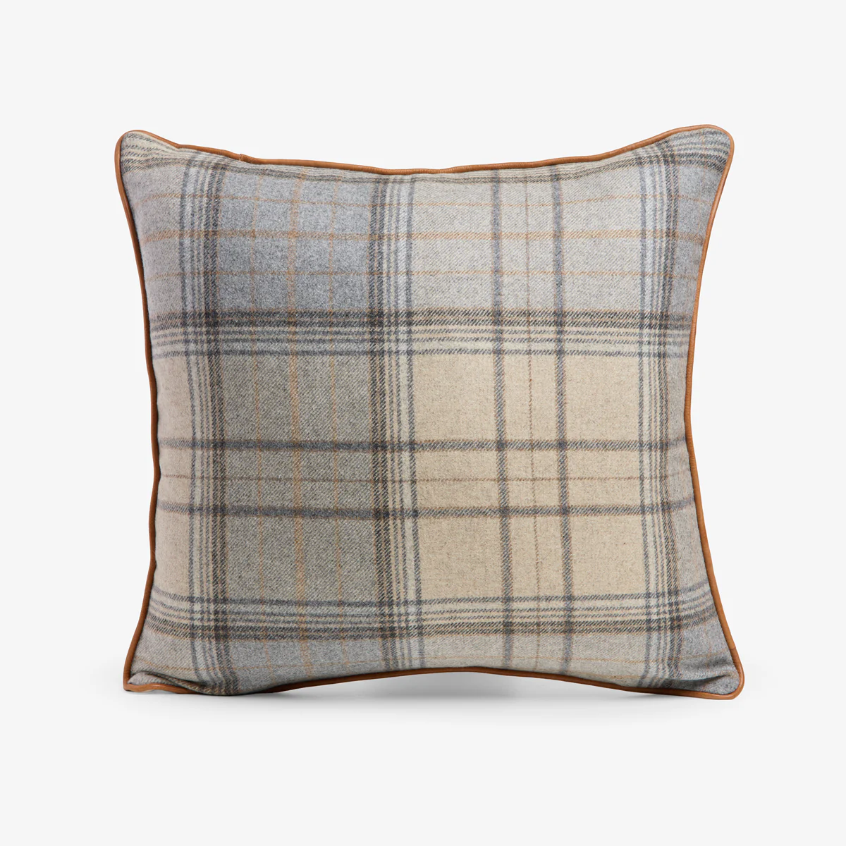 Highland Tartan Cushion Cover (Grey)