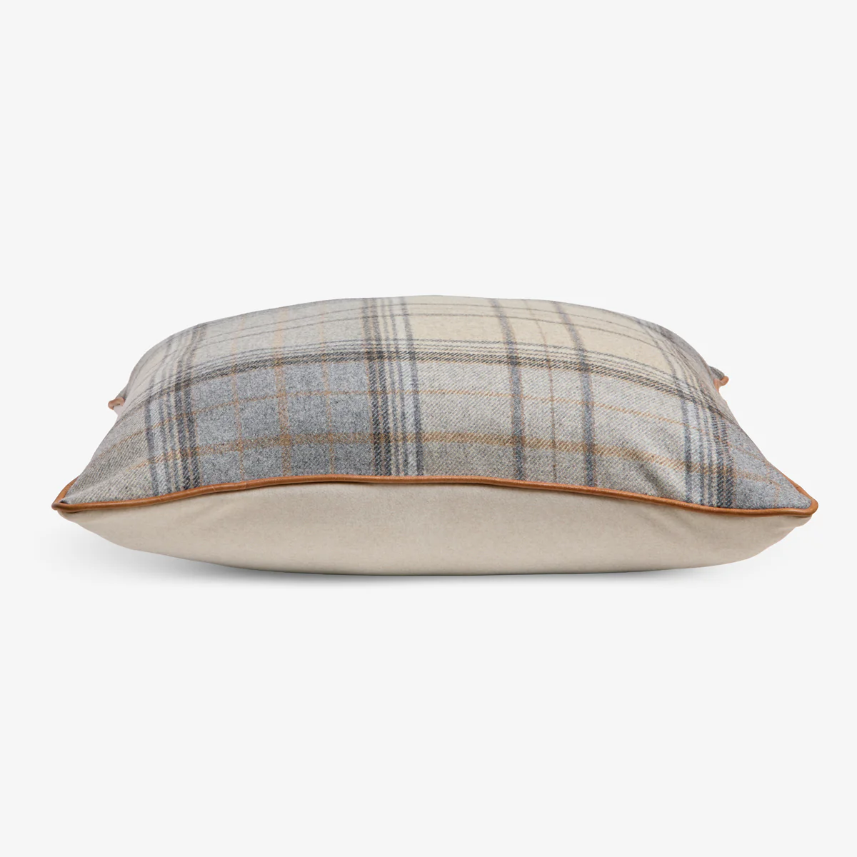 Highland Tartan Cushion Cover (Grey) - Image 3