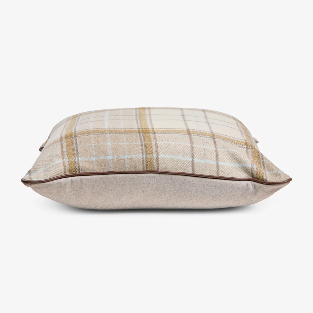 Highland Tartan Cushion Cover (Natural) - Image 3