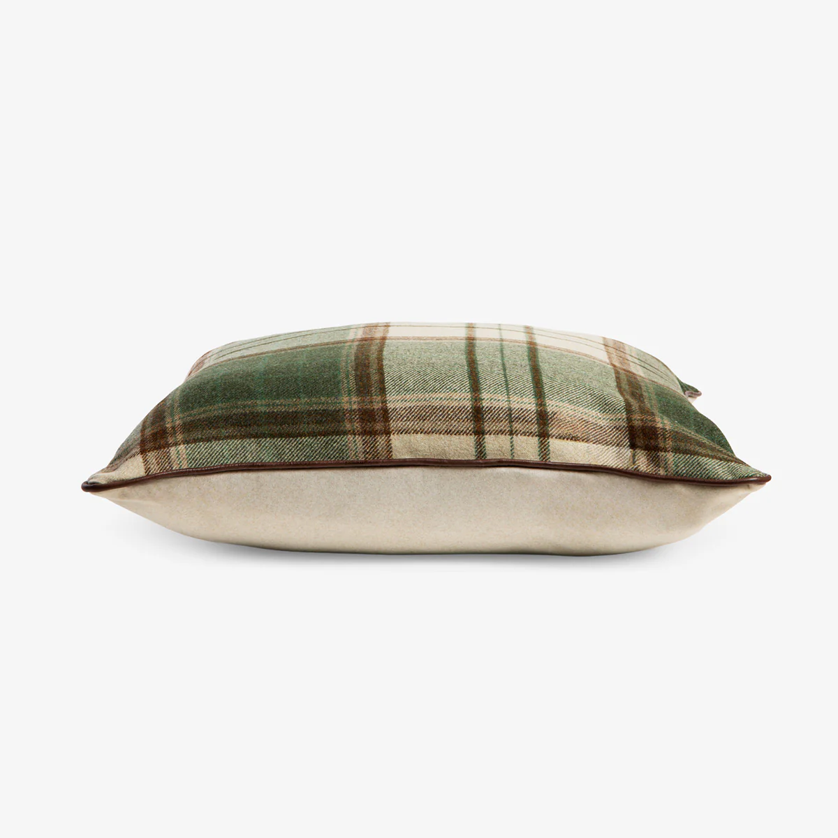 Highland Tartan Cushion Cover (Olive) - Image 3