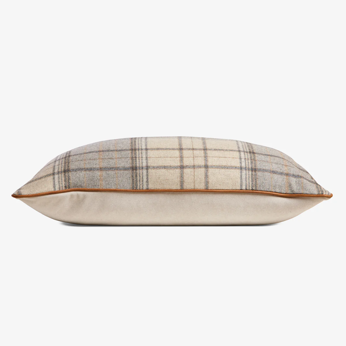 Highland Tartan Rectangular Cushion Cover (Grey) - Image 3