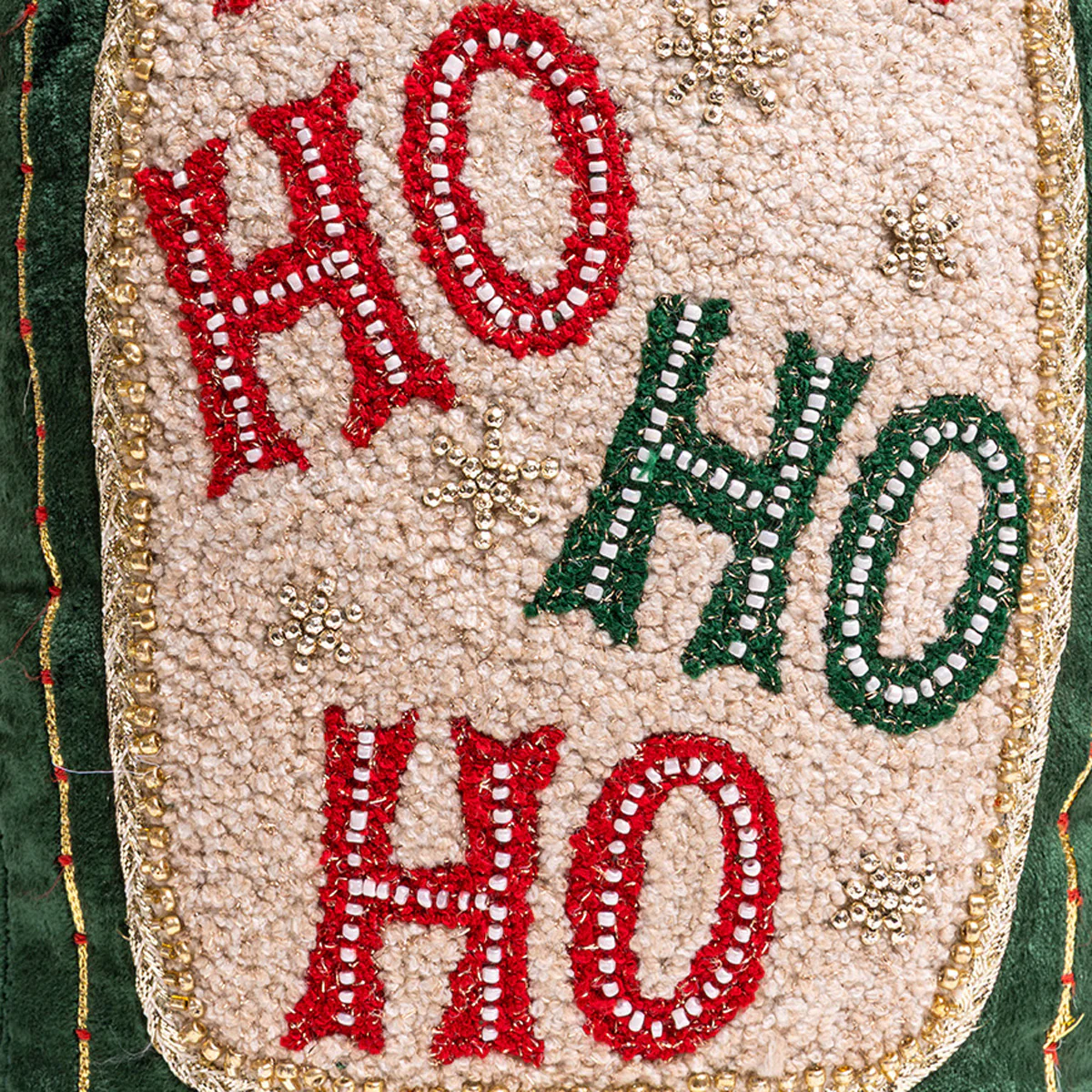 Ho Ho Ho Champagne Bottle Christmas Cushion PRE-ORDER - Image 4