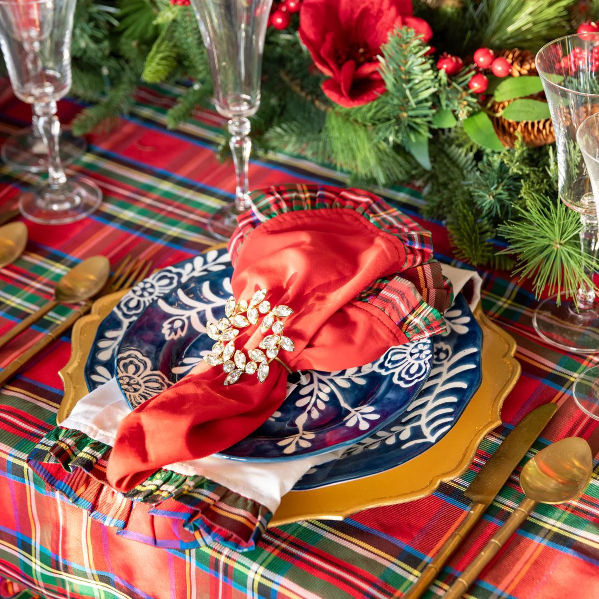 Indigo Bloom Floral Dinnerware - Image 3