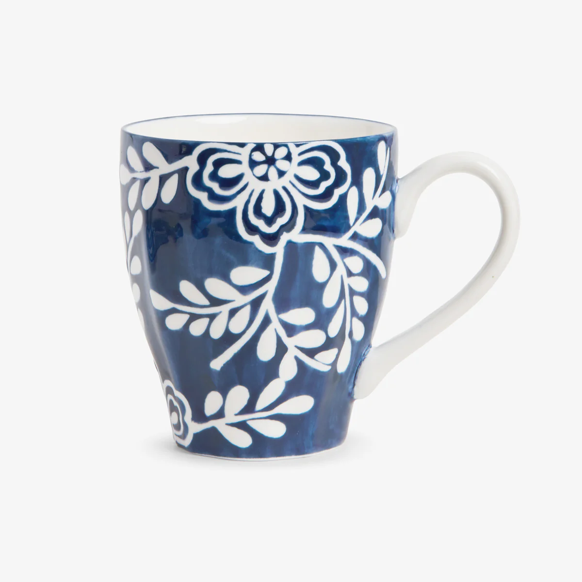 Indigo Bloom Floral Mug