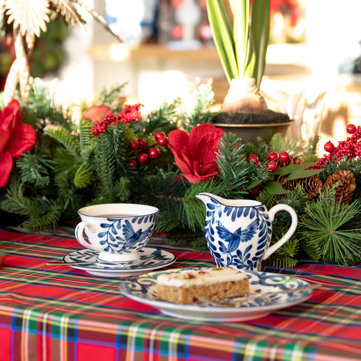 Indigo Sky Bird Tea Cup & Saucer - Image 2