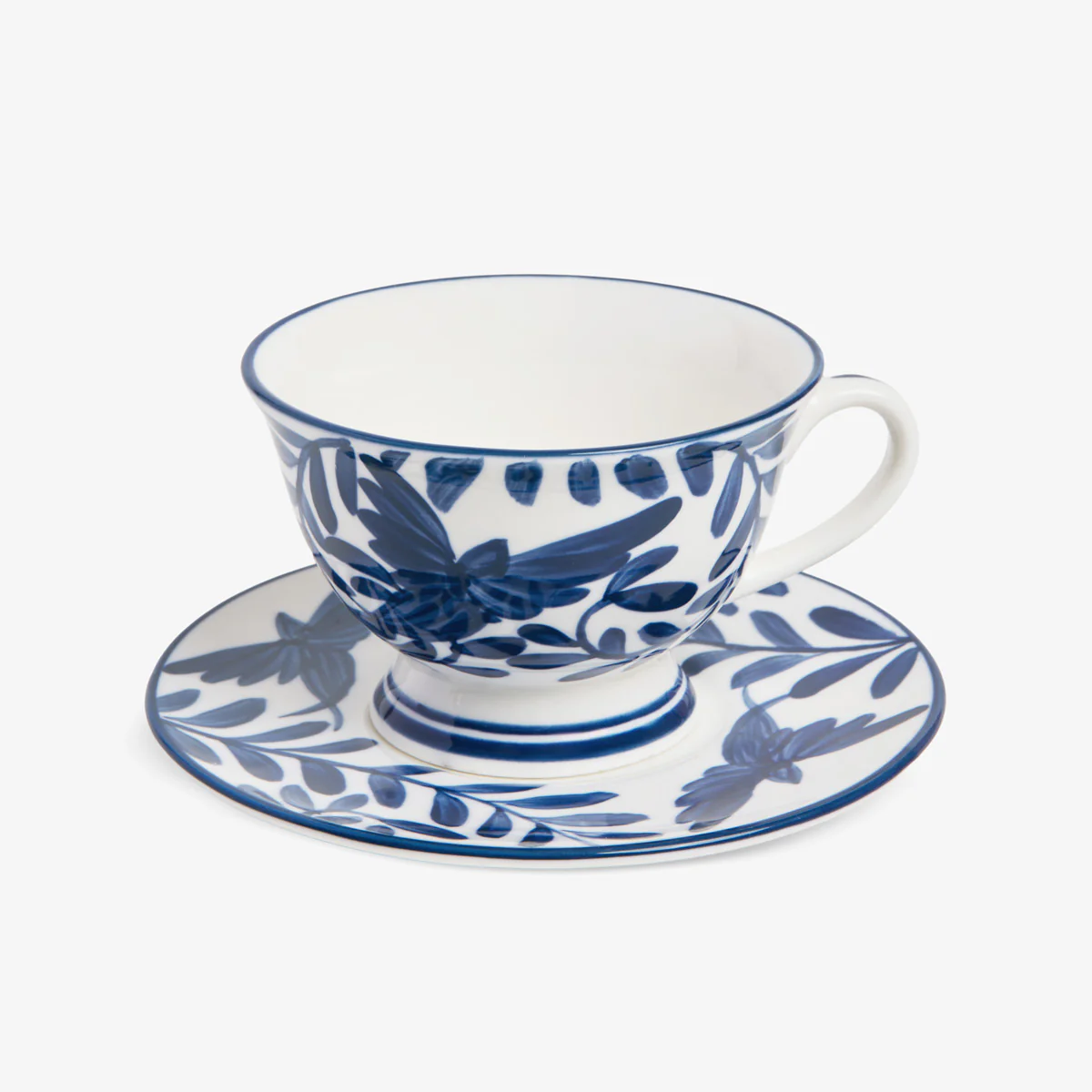 Indigo Sky Bird Tea Cup & Saucer - Image 3
