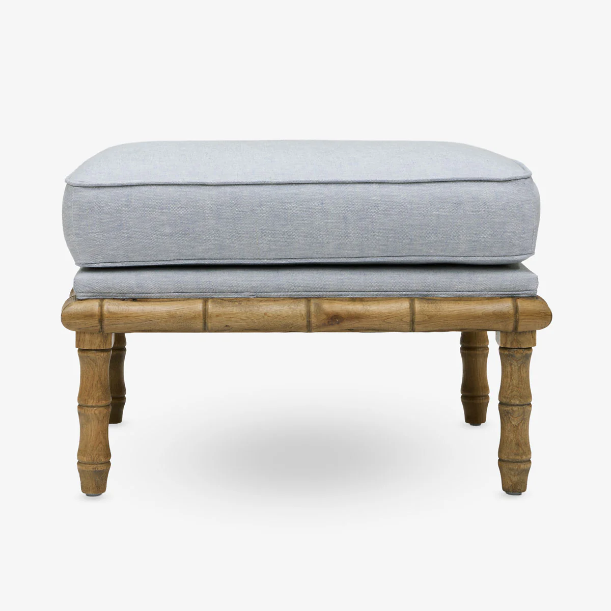 Indira Bamboo Ottoman (Oak & Duck Egg Blue) - Image 3