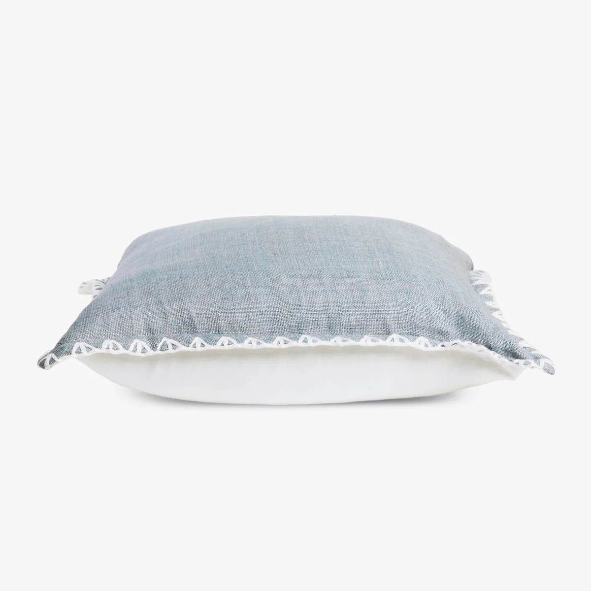 Kimberley Light Blue Linen Cushion Cover - Image 3