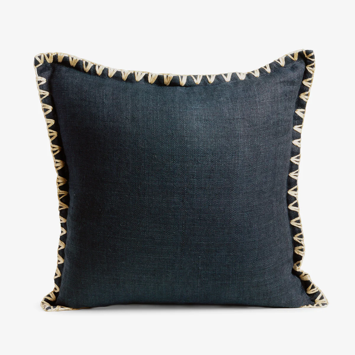 Kimberley Navy Blue Linen Cushion Cover