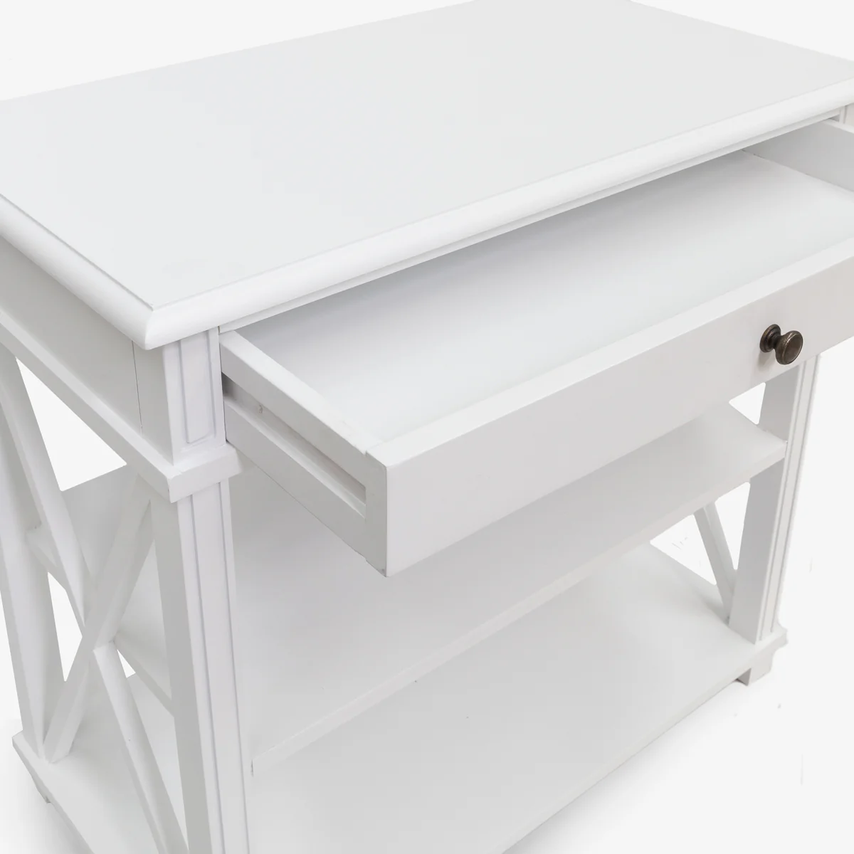 Lakeside Side Table White Large - Image 3